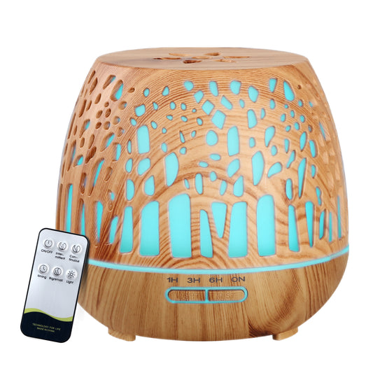 Aromatherapy Oil Diffuser - Enchanted Forest | 7-Colour LED Night Light