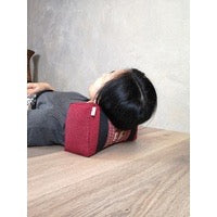 Meditation Cushion, Bone Shaped - Red