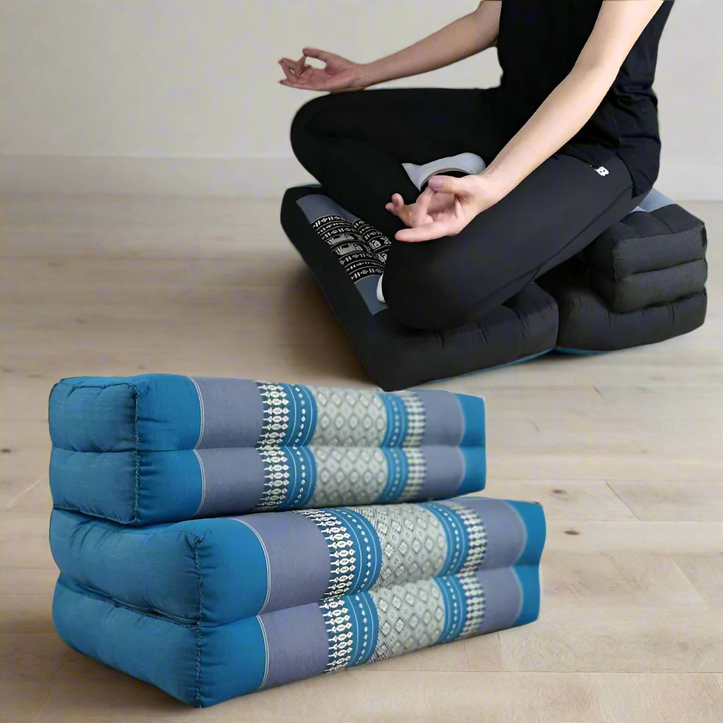 Meditation Cushion (3-Fold) - Blue