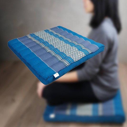 Meditation Cushion | Yoga Seat - Blue